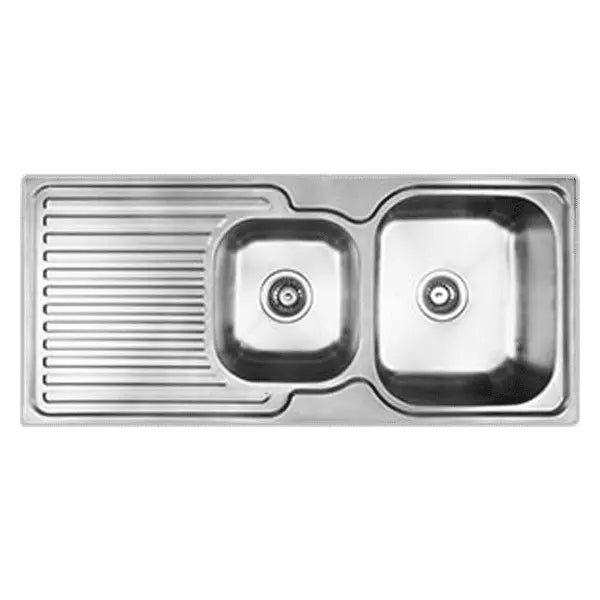 Abey Entry 1 & 3/4 Right Hand Bowl Sink Stainless Steel