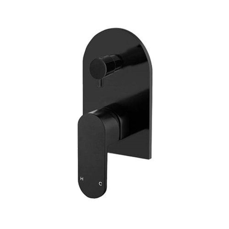 MN Eva Shower Diverter Matte Black