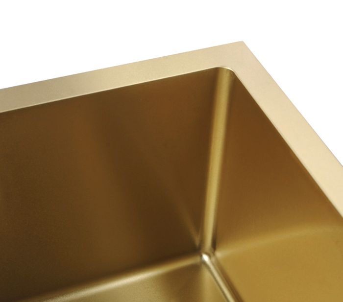 Otti Arte Sink 76D 760x450x220 Brushed Dark Gold