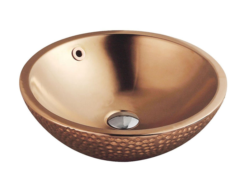 Otti Golf Ball 430x430x145 Rose Gold Basin