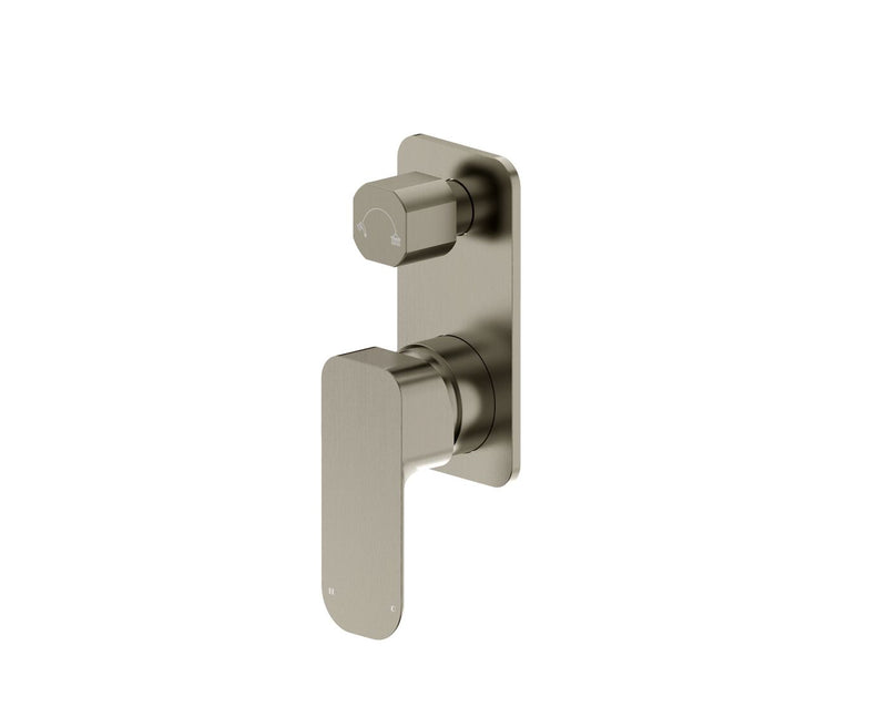 Otti Oskar Shower Mixer With Diverter Brushed Nickel