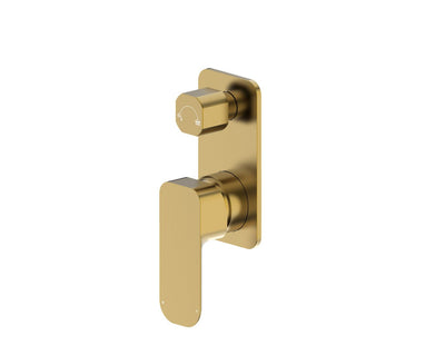 Otti Oskar Shower Mixer With Diverter Brushed Gold