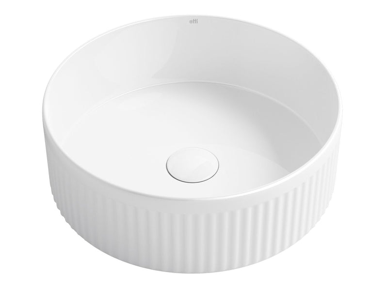 Otti Oxford Round 395x395x120 Gloss White Basin