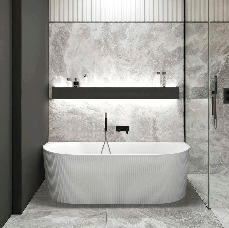 Otti Attica Noosa 1500 Gloss White BTW Multi-fit Bath