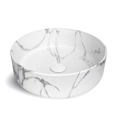 Otti Radius Round 360x360x115 Carrara Basin