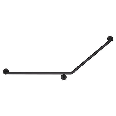 Fienza 40° Accessible Left - Hand Grab Rail Matte Black - Sydney Home Centre