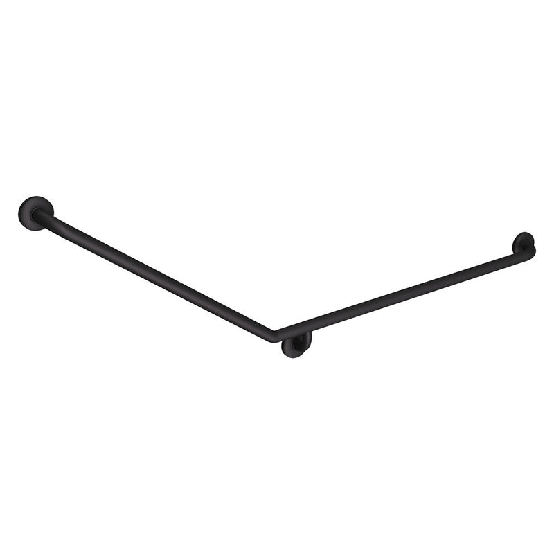 Fienza 40° Accessible Right - Hand Grab Rail Matte Black - Sydney Home Centre