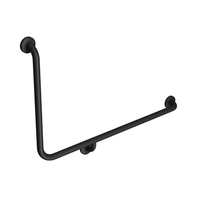 Fienza 90° Accessible Right - Hand Grab Rail Matte Black - Sydney Home Centre