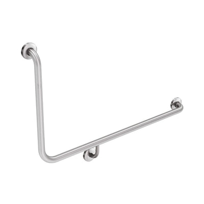 Fienza 90° Accessible Right - Hand Grab Rail Stainless Steel - Sydney Home Centre