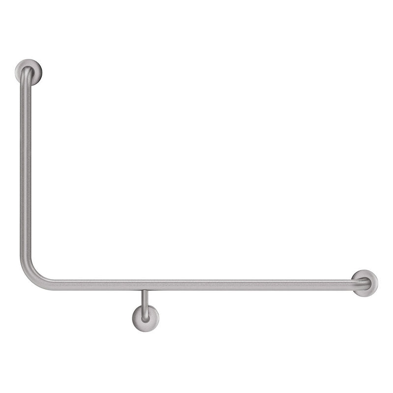 Fienza 90° Accessible Right - Hand Grab Rail Stainless Steel - Sydney Home Centre