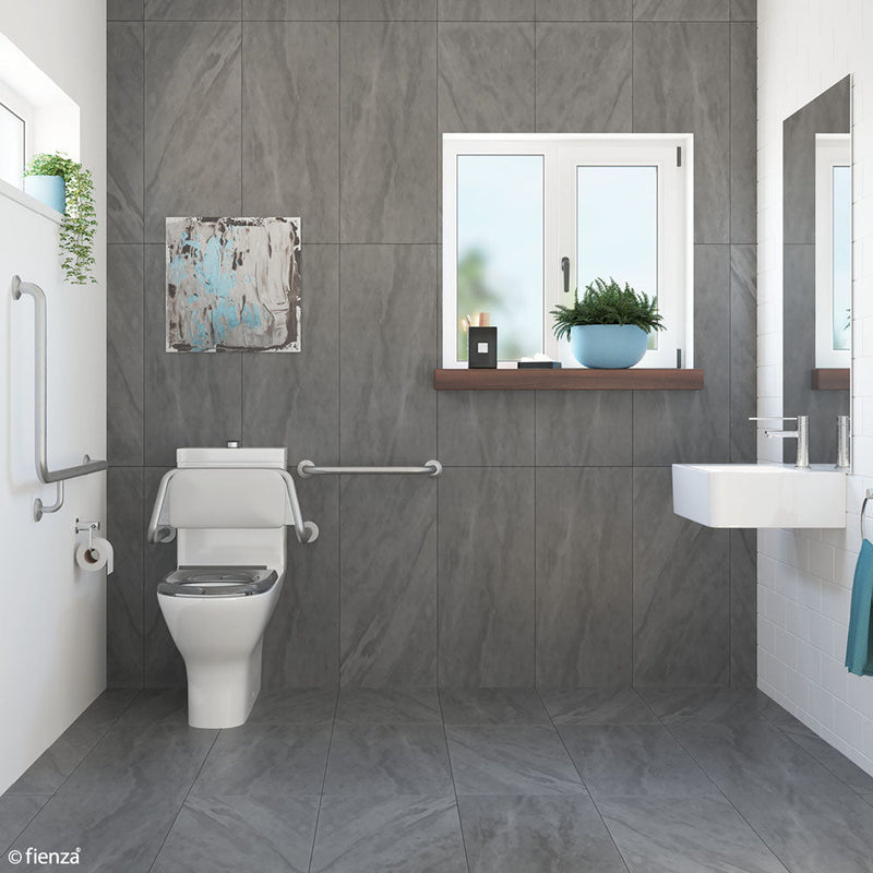 Fienza Accessible Delta Care Kit with Left - Hand 90° Rail & Right Hand Basin - Sydney Home Centre