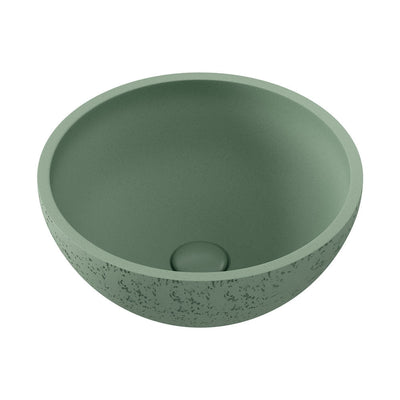 Fienza Alba Round Concrete Above Counter Basin Sage - Sydney Home Centre