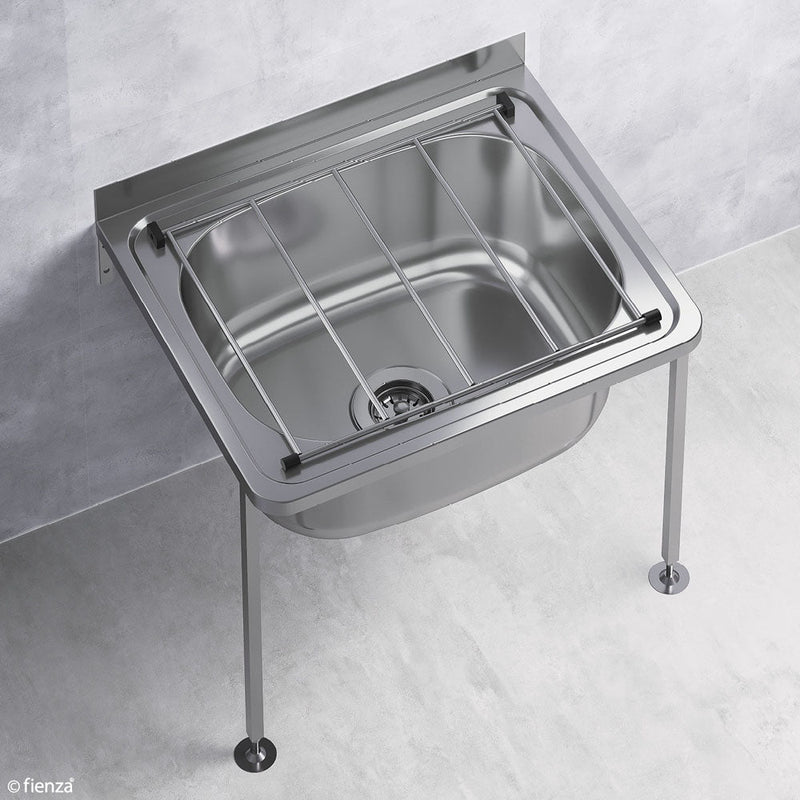 Fienza Cleaners Stainless Steel Sink with Floor Legs Kit - Sydney Home Centre