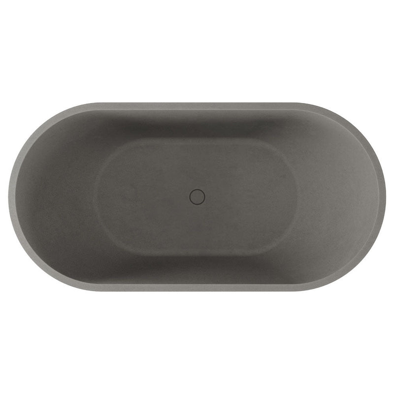 Fienza Jada Concrete Bath Warm Grey - Sydney Home Centre