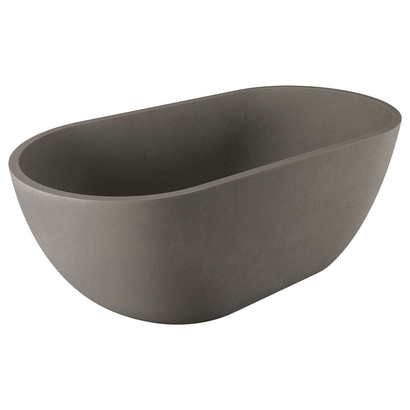 Fienza Jada Concrete Bath Warm Grey - Sydney Home Centre