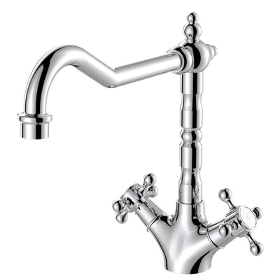 Fienza Lillian Shepherds Crook Kitchen Sink Mixer Chrome - Sydney Home Centre