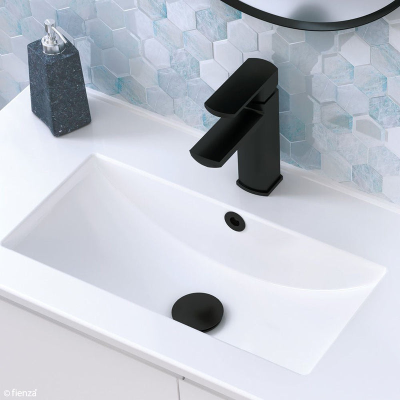 Fienza Universal Pop - Up/ Pull - Out Basin Waste Matte Black - Sydney Home Centre