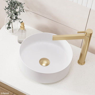 Fienza Universal Pop - Up/ Pull - Out Basin Waste Urban Brass - Sydney Home Centre