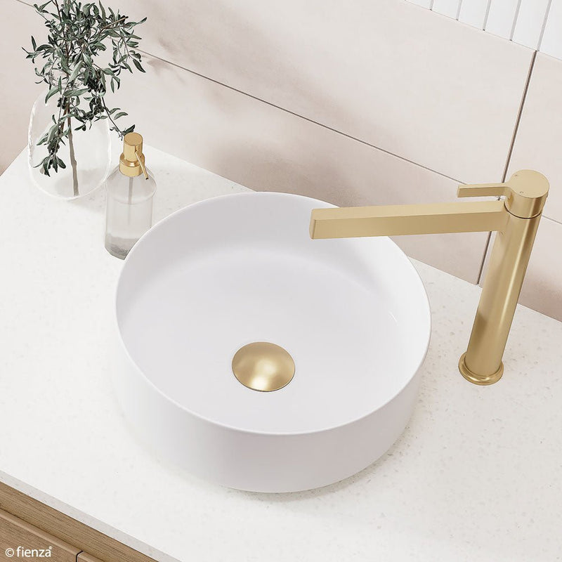 Fienza Universal Pop - Up/ Pull - Out Basin Waste Urban Brass - Sydney Home Centre