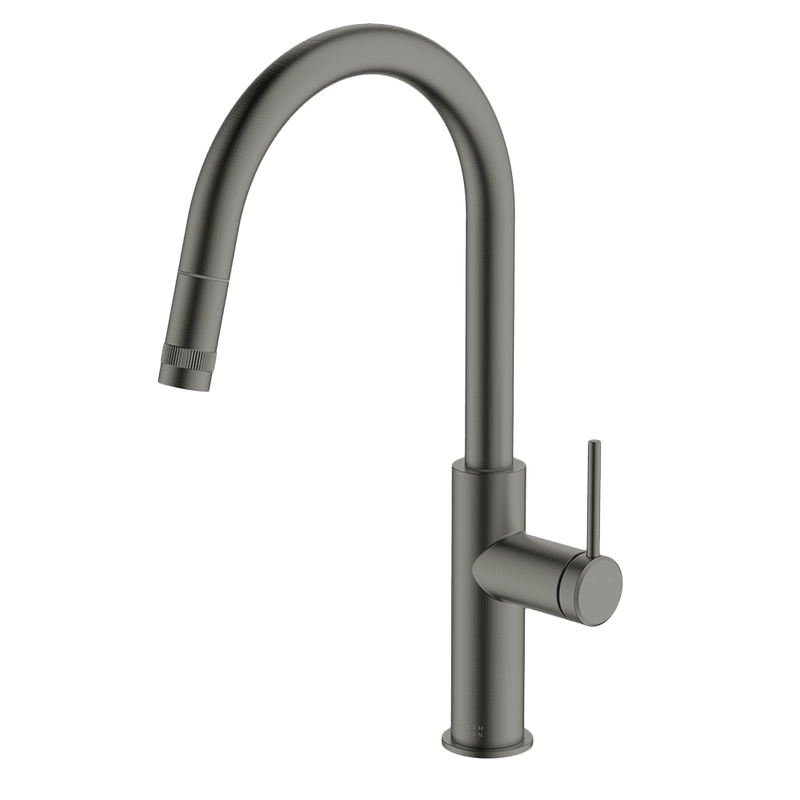 Gareth Ashton Poco Pull Out Kitchen Mixer Gun Metal - Sydney Home Centre