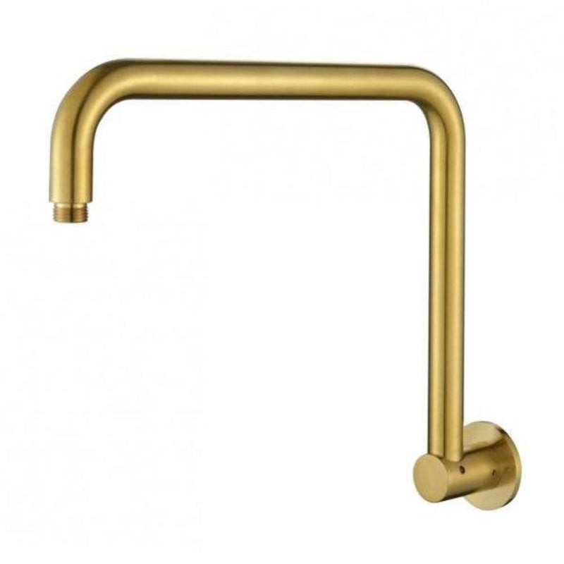 MN High Rise Shower Arm 350mm Brushed Bronze