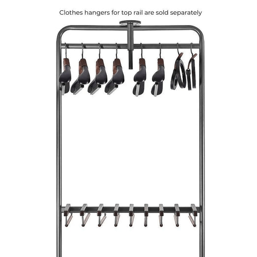 Higold B Series Rotating Multifunctional Trouser Rack Adjustable Height Fits 800-900mm Corner Cabinet Natural with Grey - Sydney Home Centre