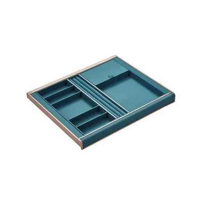 Higold B Series Pull Out Accessories / Jewellery Storage Box Fits 600mm Cabinet Teal with Satin Champagne - Sydney Home Centre