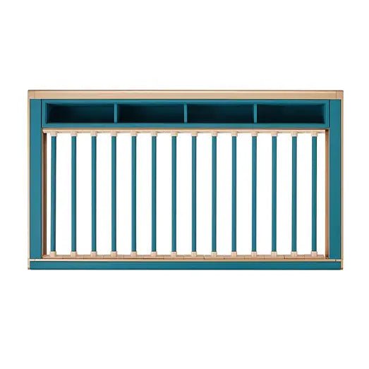 Higold B Series Pull Out Trouser And Belt Rack (Holds 14 Pairs) Fits 900mm Cabinet Tiffany Teal With Copper - Sydney Home Centre