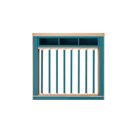 Higold B Series Pull Out Trouser and Belt Rack Holds 8 Pairs Fits 600mm Cabinet Teal with Satin Champagne - Sydney Home Centre