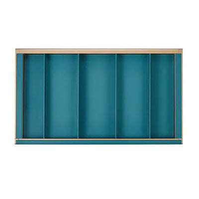 Higold B Series Pull Out Wardrobe Storage Tray With Adjustable Sections Fits 900mm Cabinet Tiffany Teal With Copper - Sydney Home Centre