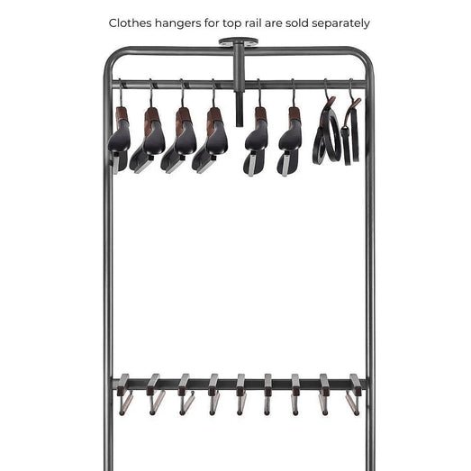 Higold B Series Rotating Multifunctional Trouser Rack Adjustable Height Fits 800 - 900mm Corner Cabinet Natural with Grey - Sydney Home Centre