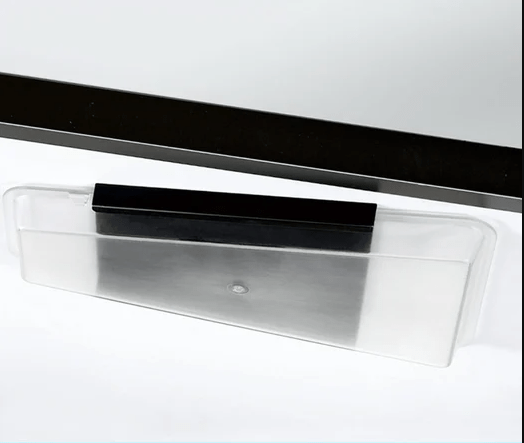 Higold Shearer Crystal Pull Out Kitchen Drawer with Drain Tray Fits 900mm Anthracite grey - Sydney Home Centre