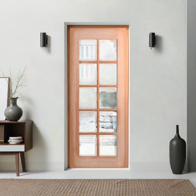 Hume Doors Joinery JST10 (2040mm x 770mm x 40mm) Engineered Joinery SPM Clear Laminate Entrance Door - Sydney Home Centre