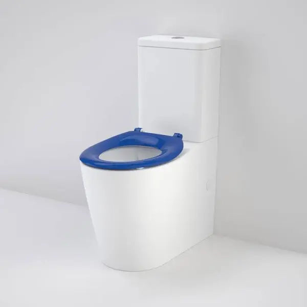 Caroma Care 660 Ambulant Cleanflush Easy Height BI Suite with Single Flap Seat Sorrento Blue with GermGard® - Sydney Home Centre