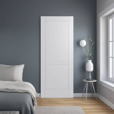 Hume Doors Hampton HAM2 (2040mm x 770mm x 35mm) Hampton Construction Primed MDF Infill Panel Internal Door