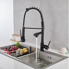 MN Halo Multi-Function Spring Kitchen Mixer Matte Black