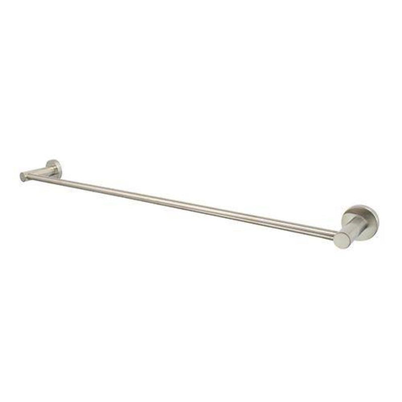 MN Mirage 750mm Single Towel Rail Brushed Nickel