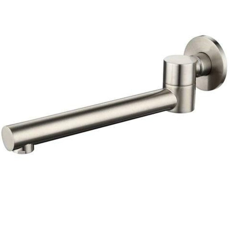 MN Benalla Star Bath Spout 180 Degree Swivel Brushed Nickel - Sydney Home Centre