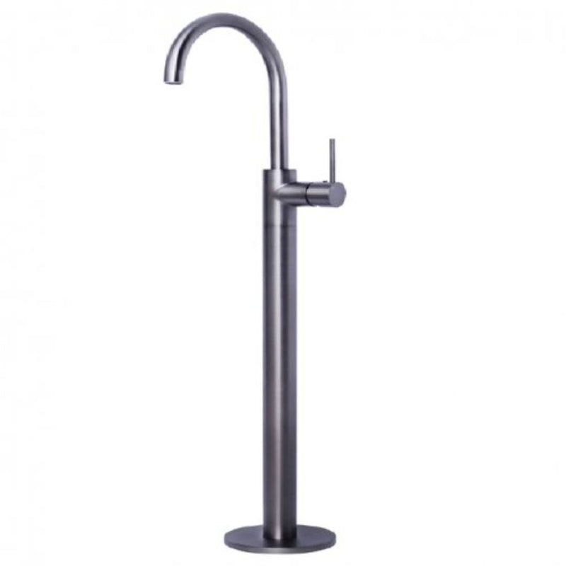 MN Benalla Star Freestanding Bath Mixer Gun Metal - Sydney Home Centre