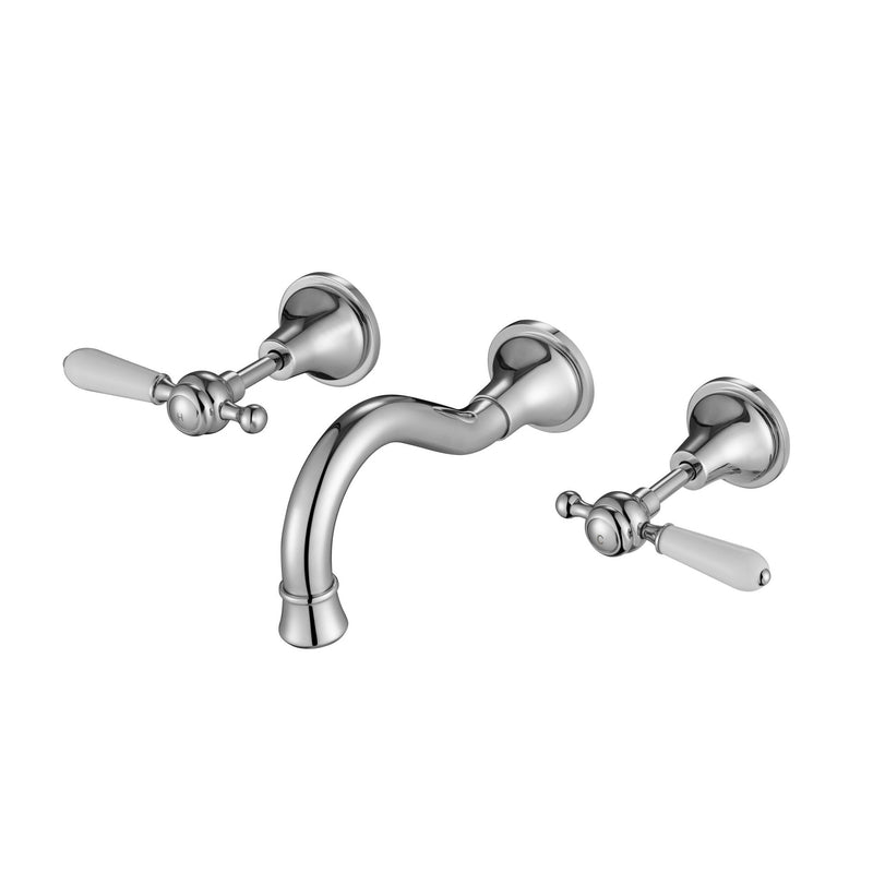 MN Bordeaux Wall Basin / Bath Set Chrome - Sydney Home Centre