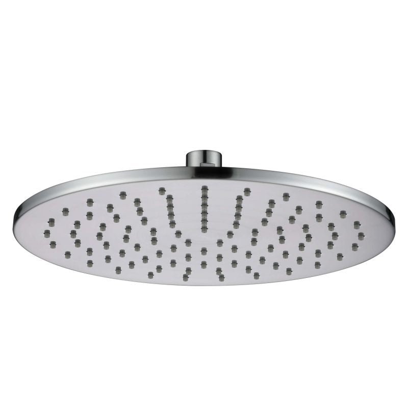 MN Brass Round Shower Head 250mm Electroplated Brushed Chrome - Sydney Home Centre