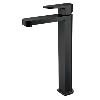 MN Eva Mini High Rise Basin Mixer Electroplated Matte Black - Sydney Home Centre