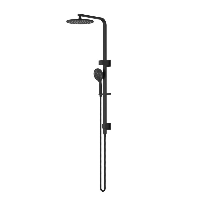 MN Kiama Column Shower Set Electroplated Matte Black - Sydney Home Centre