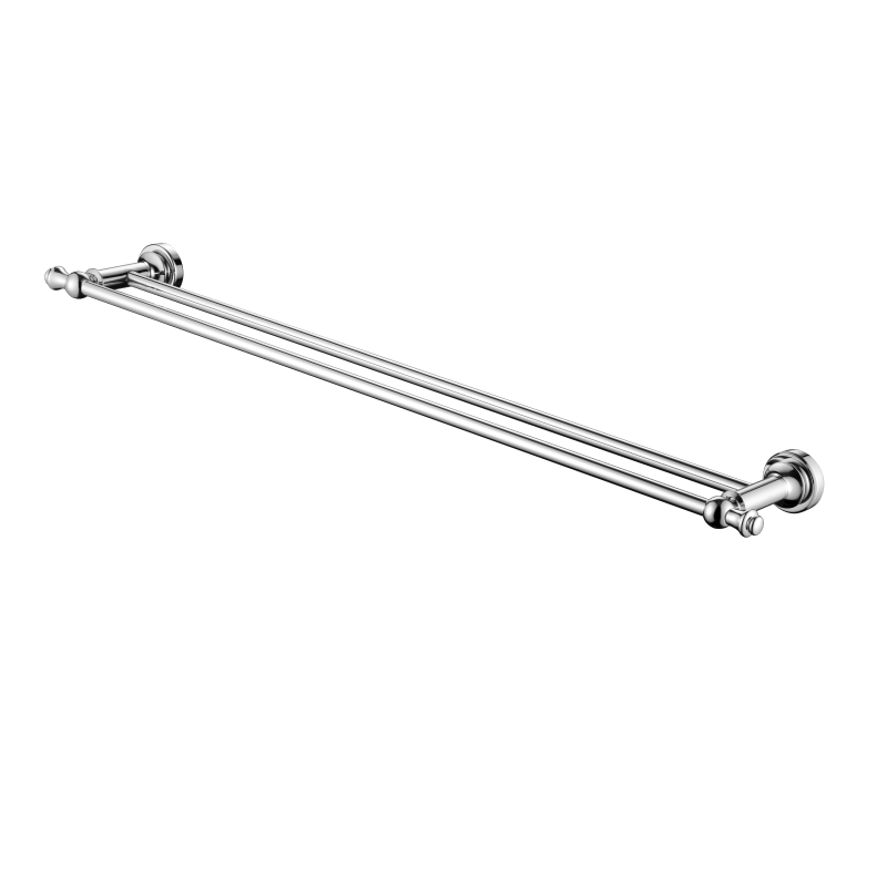 MN Medoc Double Towel Rail 750mm Electroplated Chrome - Sydney Home Centre