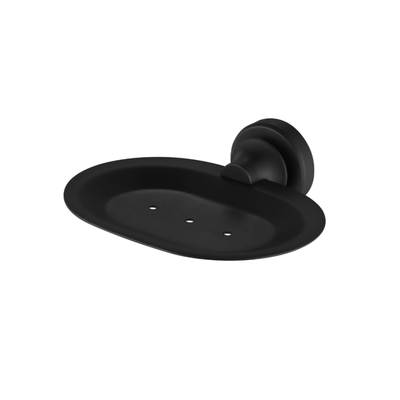 MN Medoc Soap Dish Electroplated Matte Black - Sydney Home Centre