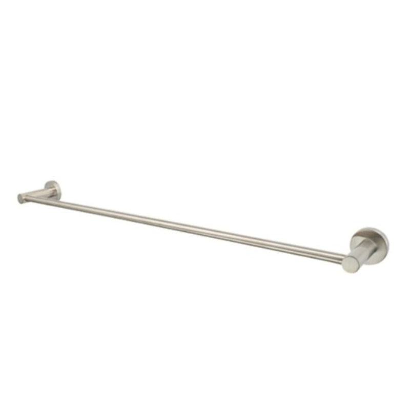 MN Mirage 600mm Single Towel Rail Brushed Nickel - Sydney Home Centre