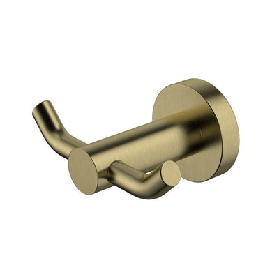 MN Mirage Double Robe Hook PVD Brushed Bronze - Sydney Home Centre