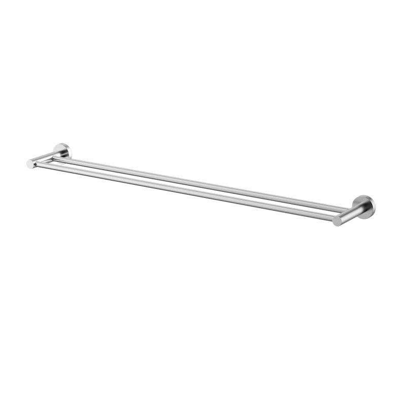 MN Mirage Double Towel Rail 750mm Electroplated Brushed Chrome - Sydney Home Centre