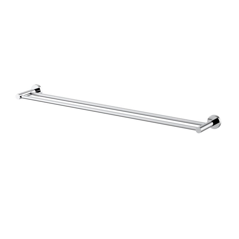 MN Mirage Double Towel Rail 900mm Electroplated Chrome - Sydney Home Centre