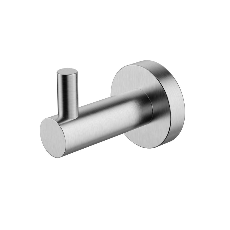 MN Mirage Single Robe Hook Electroplated Brushed Chrome - Sydney Home Centre